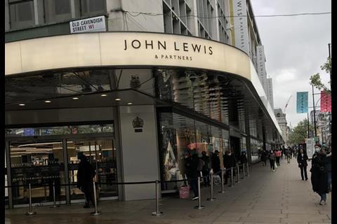 John Lewis Oxford Street April 12 2021